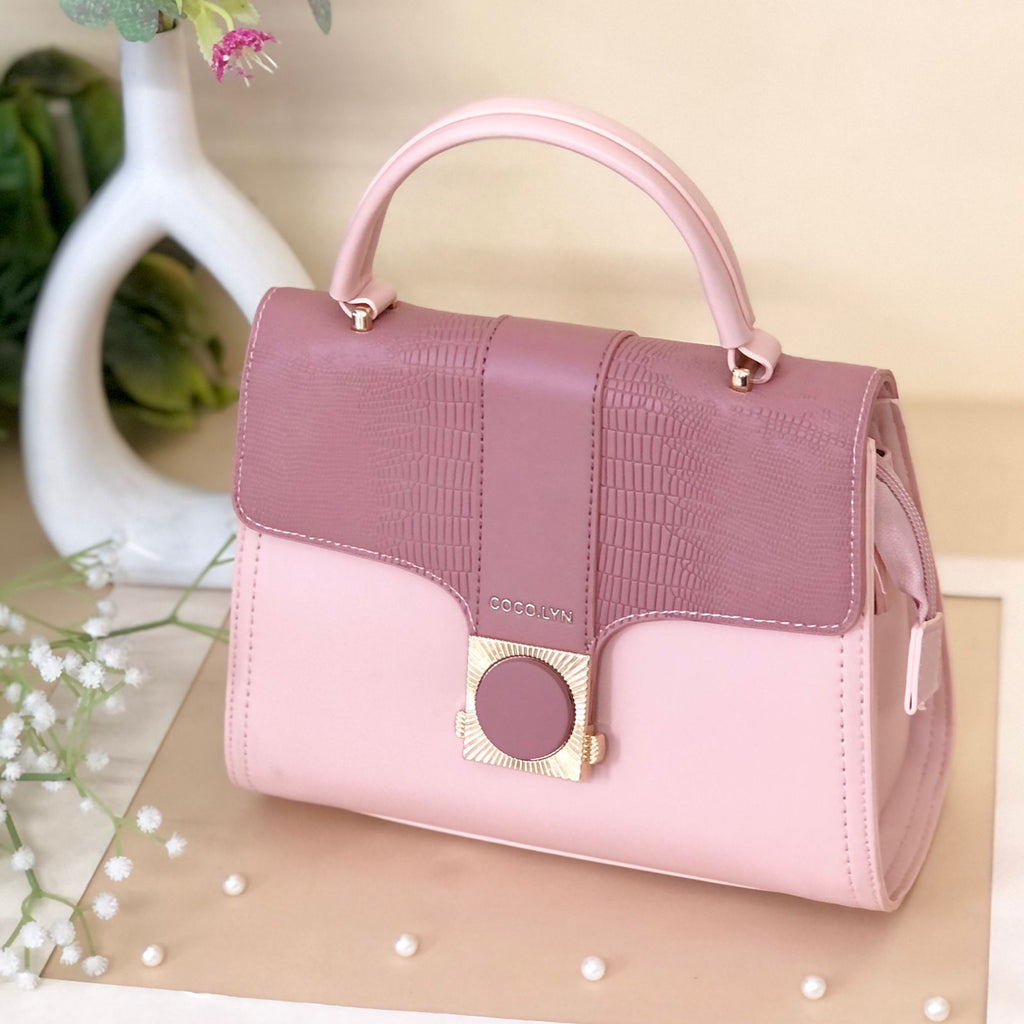 MINI WESST Women's Pink Handheld Bag(MWHB109PK) – Miniwesst