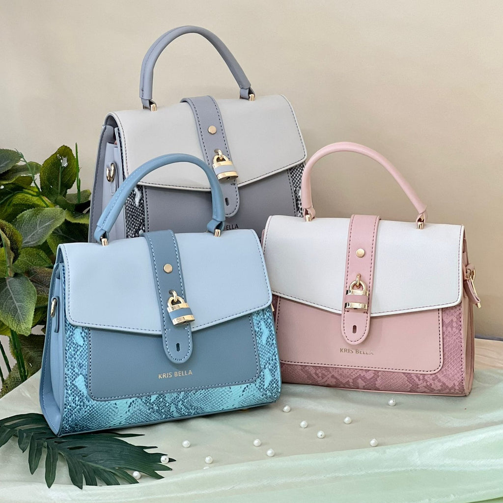 Bella Bags Womens/Ladies Top Handle Tote Handbag Multi-Colour Snack Skin  Effect Work - Beige : Amazon.in: Shoes & Handbags