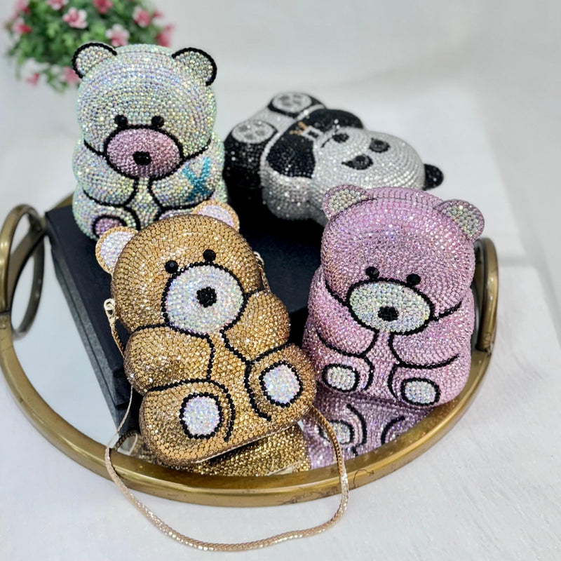 TEDDY LEU CRYSTAL CLUTCH