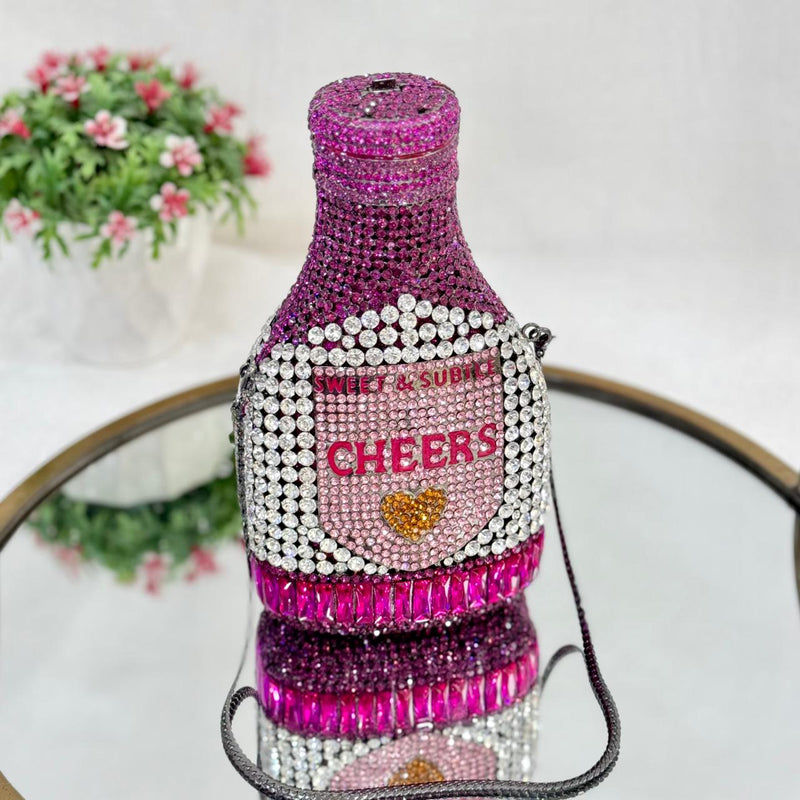 CHEERS CRYSTAL CLUTCH
