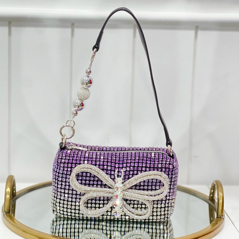 RHINESTONE BEE BAG